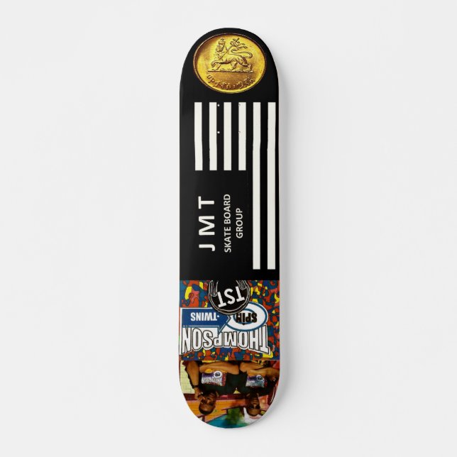 Skateboard THOMPSON. LES JUMEAUX. Planches à roulettes (Devant)