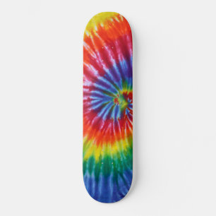 Skateboard Tie-Dye Spiral
