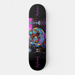 Skateboard Tiger Abstraites filles personnalisées