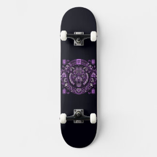 Skateboard Tigre violet à fibre
