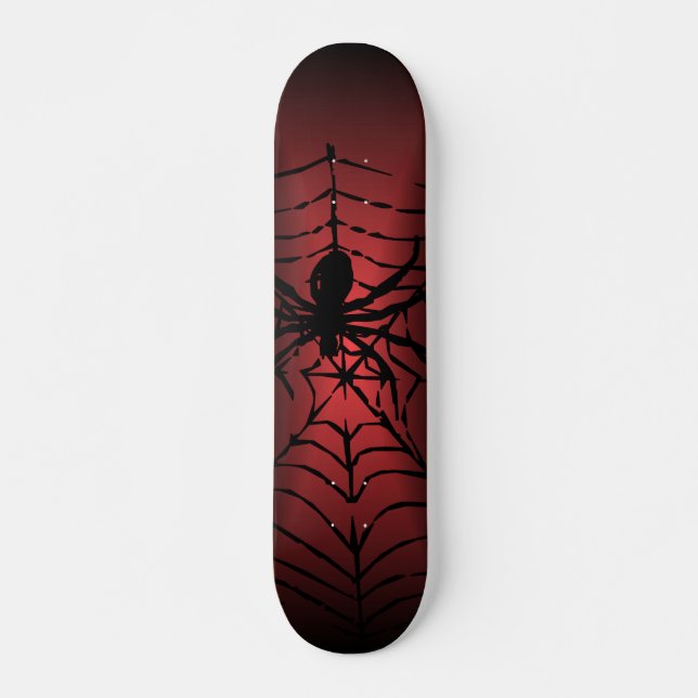 Skateboard Toile d'araignée avec planche à roulettes (Devant)