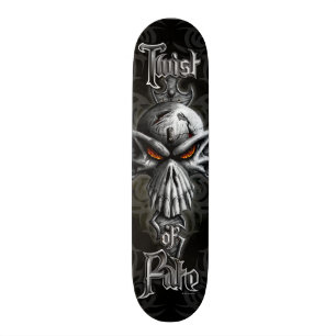 Skateboard Torsion de planche à roulettes de crâne de destin