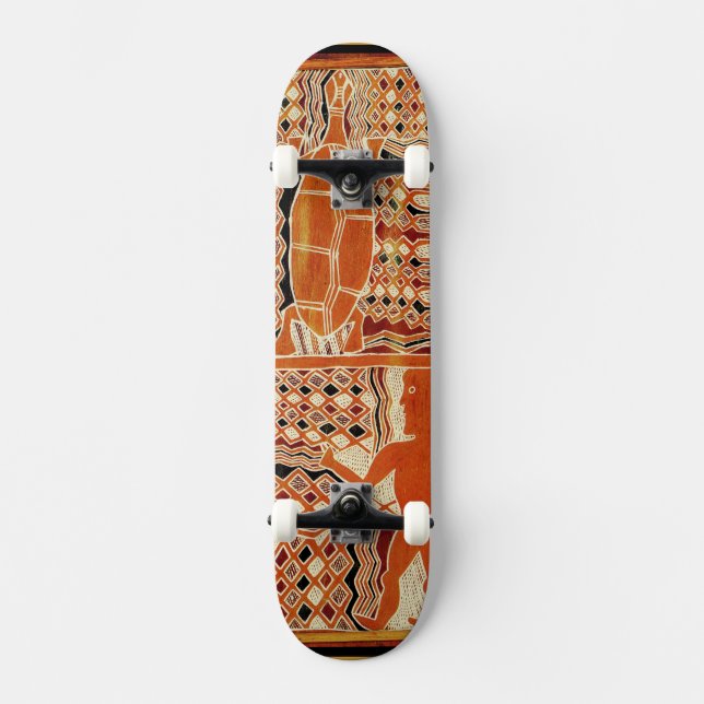 Skateboard Tortuga Maori Tribal Skate (Recto)