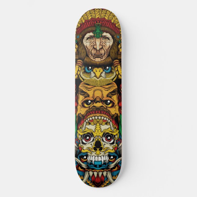 Skateboard Totem (Recto)