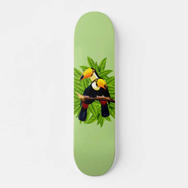 Skateboard Toucan Duo Green (Devant)