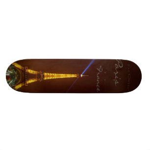 Skateboard Tour Eiffel, plate-forme de planche à roulettes d