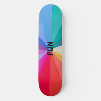 SKATEBOARD TOURBILLON DE COULEURS PLANCHE À ROULETTES 8,5"