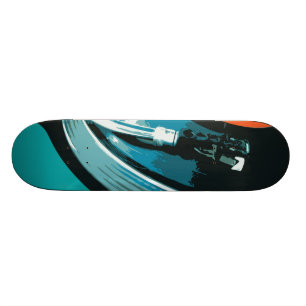 Skateboard Tourne-disque de musique vinyle