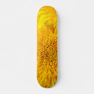 Skateboard Tournesol jaune planches à roulettes personnalisée