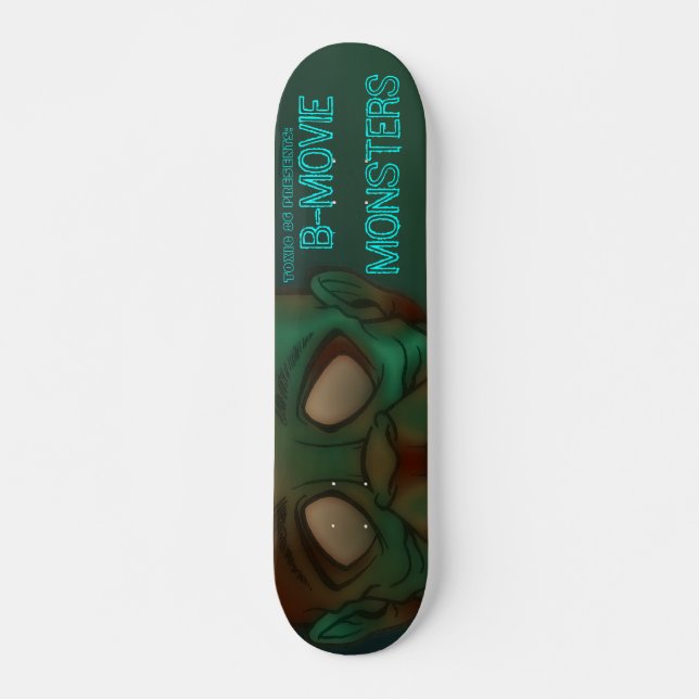 Skateboard TOXIQUE 86 - monstres de B-film : Zombi (Devant)