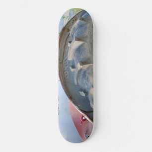 Skateboard tracteur antique