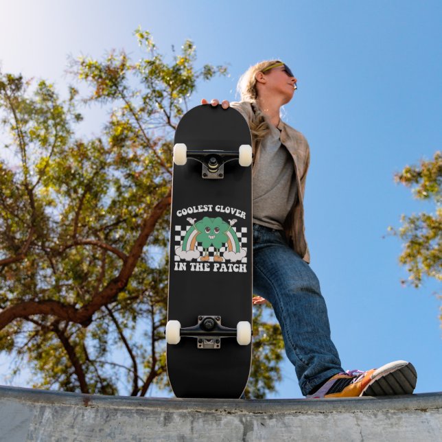 Skateboard Trèfle le plus cool du patch St Patrick's Day (Extérieur 1)