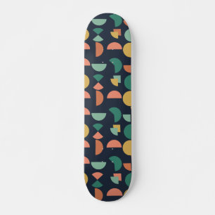 Skateboard Tribal géométrique moderne rétro