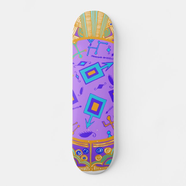 Skateboard Tribal Spell de Shaman VooDoo (Recto)