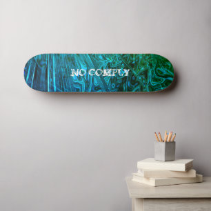 Skateboard Trick de patinage Pas de conformité Blue Green Pau
