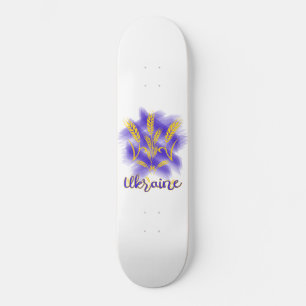 Skateboard Trident ukrainien fait d'oreille de blé