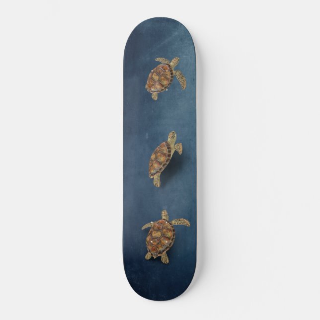 Skateboard Trio de la tortue de mer (Recto)
