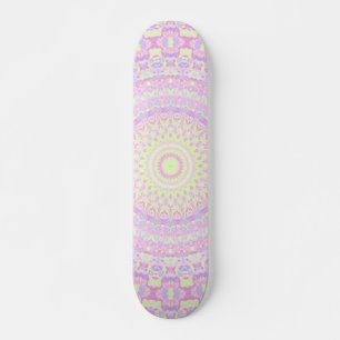 Skateboard Trippy Hippie Mandala 
