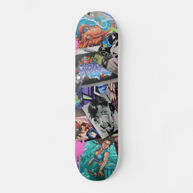 Skateboard triptyque 2 de teazer (Recto)