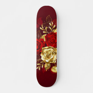 Skateboard Trois Roses de bijoux