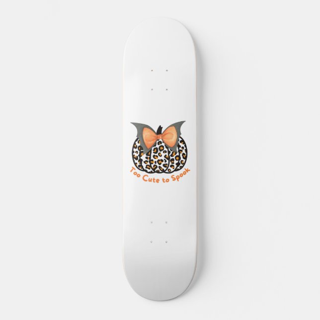 Skateboard Trop mignon pour parler (Recto)