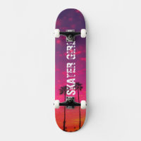 Tropical Pink Purple Beach Nom du coucher de solei