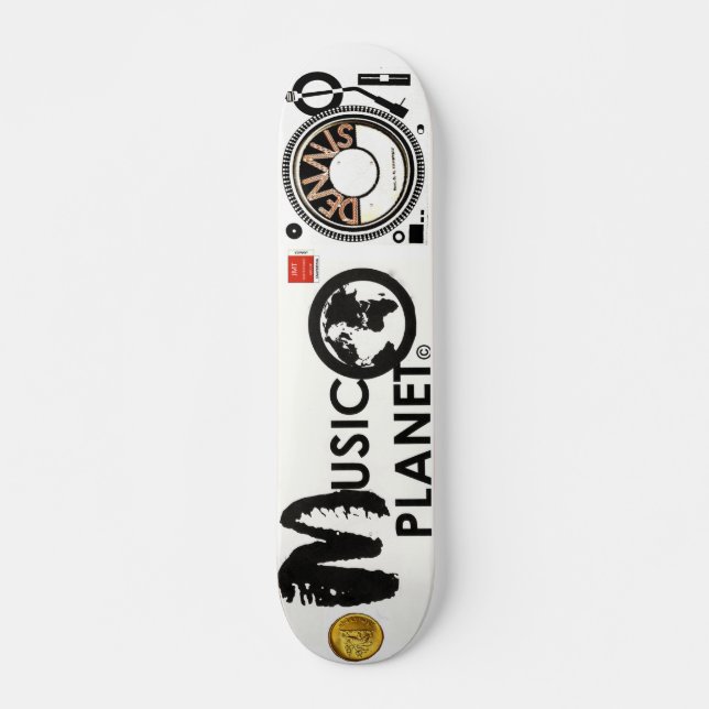 Skateboard TST / DENNIS  Planche à roulettes, plateau 7¾" (Devant)