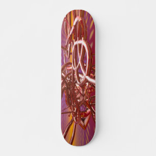 Skateboard Tubes métalliques Abstrait - 02