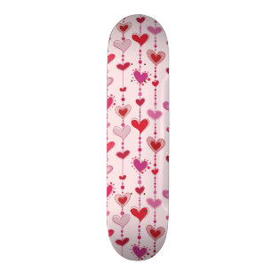 Skateboard Tuiles de coeur