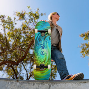 Skateboard Twisting Liquid Multicolors Personnalisé