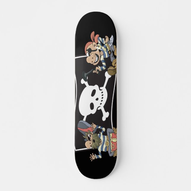 Skateboard Types de pirate (Devant)