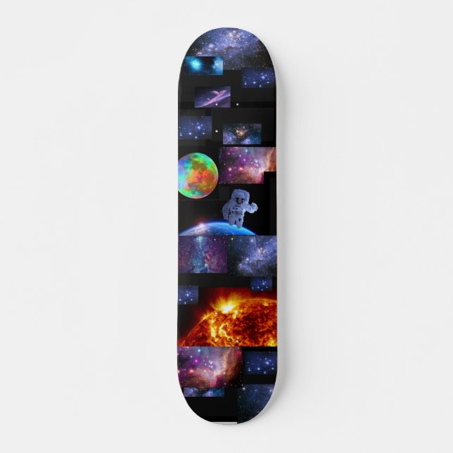 Skateboard Un astronaute dans l'espace extra-atmosphérique ét (Devant)