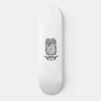 Skateboard un hibou très cool