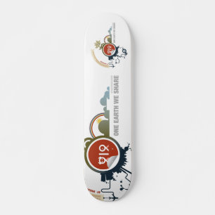 Skateboard Un panneau de la terre