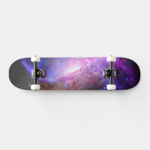 Skateboard Un Spectacle De Lumière Galactique En Galaxie Spir