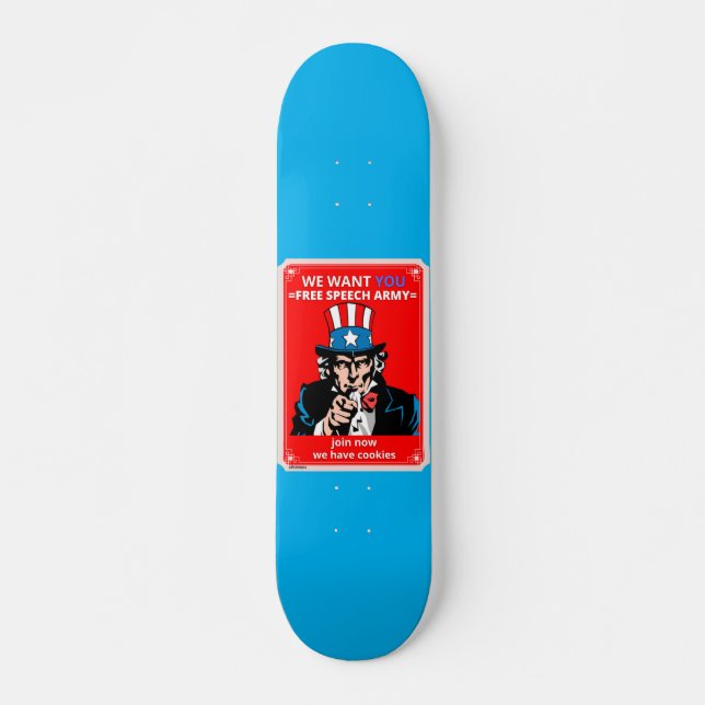 Skateboard "UNCLE SAM" (Vorne)
