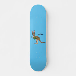 Skateboard Une jolie illustration de kangourou australien