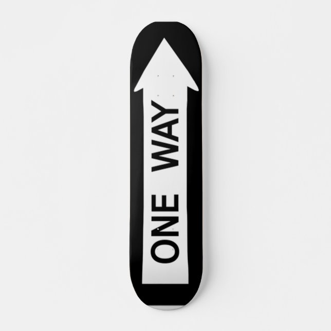 Skateboard Une planche à roulettes de signe de manière (Devant)