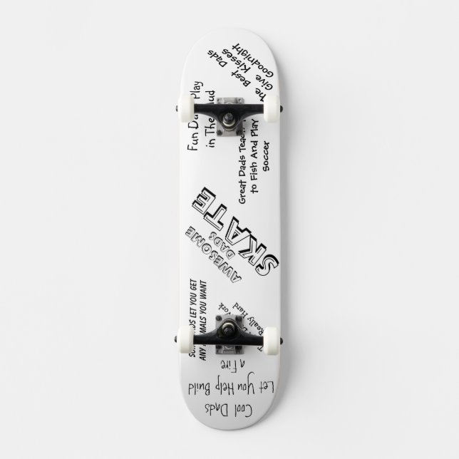 Skateboard Une planche à roulettes pour le papa (Recto)