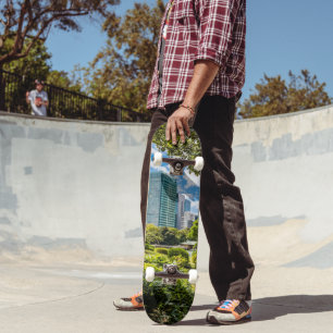 Skateboard Une promenade à travers les jardins de Hama Rikyu,