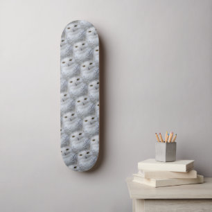 Skateboard Une sagesse de chouettes neigeuses