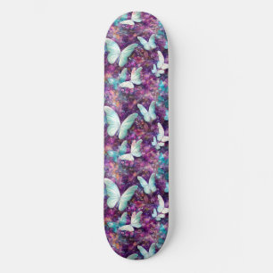 Skateboard Une série de papillons mystiques Design 7
