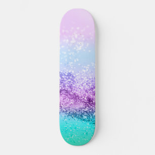 Skateboard Unicorn Girls Parties scintillant #14 #shiny #déco