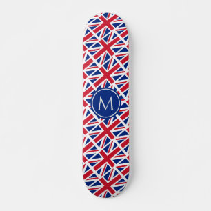 Skateboard UNION JACK BRITISH Drapeau Patriotique Personnalis