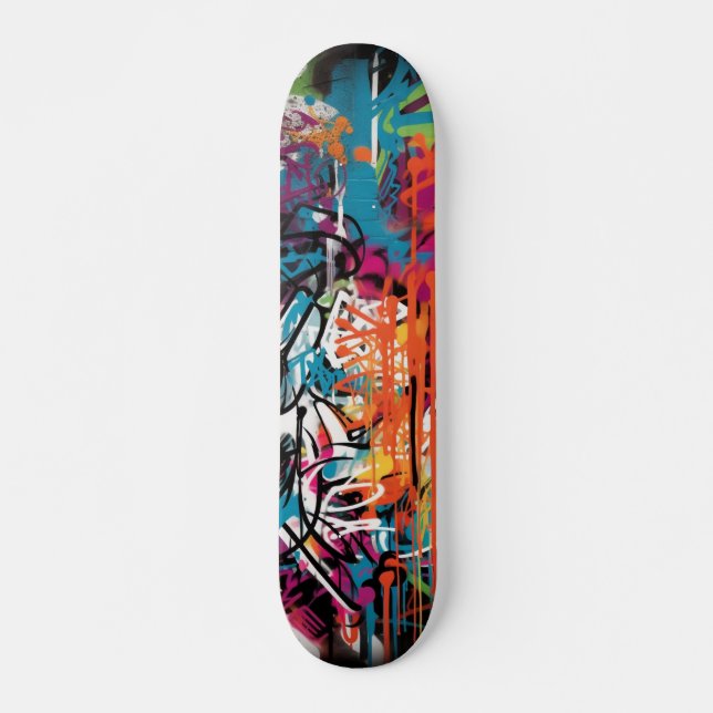 Skateboard Urban Graffiti Street Art Skate (Devant)