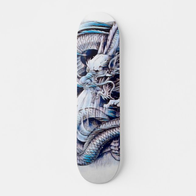 Skateboard Urban Ninja Dragon Element Custom Pro Park Board (Devant)