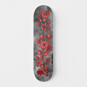 Skateboard Urban Street Art Inspiré Girly Floral Patinage Dec
