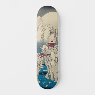 Skateboard Utagawa Hiroshige - Neige sur le mont Haruna