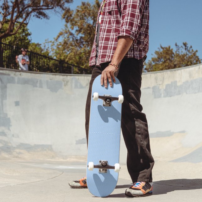 Skateboard Vague bleue japonaise kawaii (Extérieur 2)
