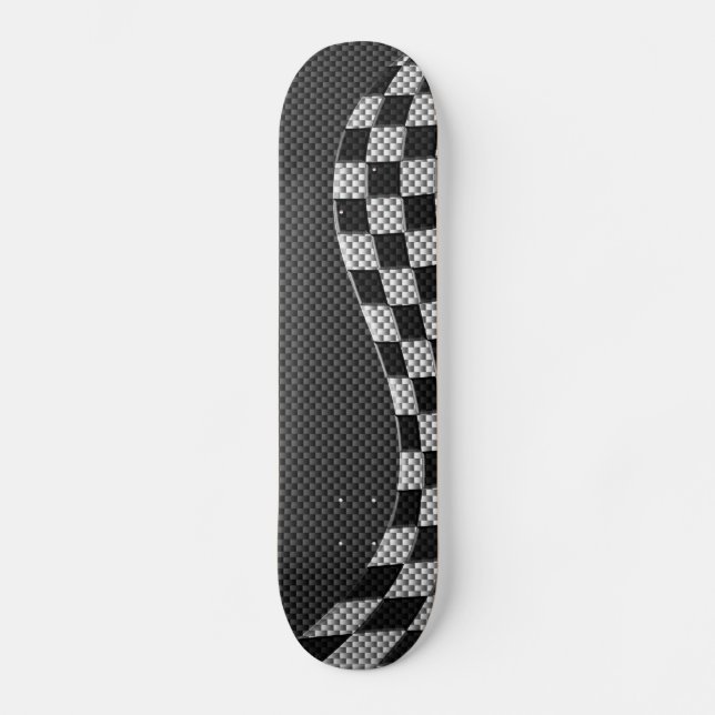 Skateboard Vague de emballage Checkered de drapeau de style (Recto)
